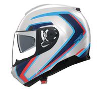 Flip-Up Helmet Nolan N100-6 RADIANTE 358 Bianco / Blu / Rosso