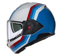 Flip-Up Helmet Nolan N120-1 LINEO 347 Bianco / Blu / Rosso