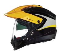 Flip-Up Helmet Nolan N70-2 X CONVINTO 345 Nero / Grigio / Giallo