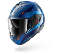 Flip-Up Helmet Shark OXO MEKARIUM Blue Chrom Orange