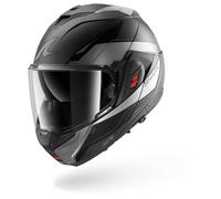 Flip-Up Helmet Shark OXO MEKARIUM Mat Anthracite Chrom Black
