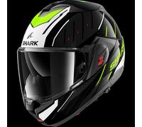 Flip-Up Helmet Shark OXO RYDGER Black White Yellow