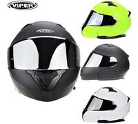 Viper RS-V345 Modular Flip Up DVS ECE ACU Motorcycle Motorbike Crash Helmet