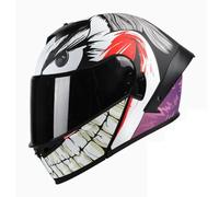 Flip-Up Modular Motorcycle ECE22.06 Certified Integrated Flip Up Front Motorcycle Helmet with Convertible Dual Visor Motorbike Crash Helmet for Men and Women K,XL=(61-62CM)