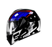 Flip Up Modular Motorcycle Helmet Double Lens Full Face Reveal Helmets for Adults City Commuter Touring Cruising Ventilate Lightweight Design