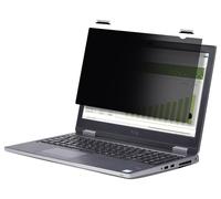 Flip-Up Privacy Filter For 16:9 Widescreen Touchscreen Laptop Raised Bezel 15.6"