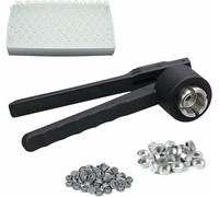 Flip Vial Crimper, Flip Off Vial Crimper 20mm with 100 Borosilicate Glass Vials and 100 Aluminum Covers