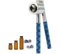 Flip Vial Crimper, Manual Vial Crimper for 13-20mm Flip Off Caps(20mm)