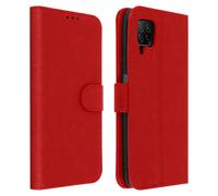 Flip wallet case, magnetic cover with stand for Huawei P40 lite - Red