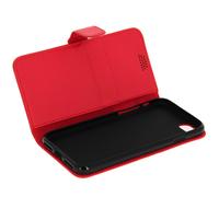 Flip wallet case, slim cover for iPhone SE 2020/7/8, silicone shell - Red