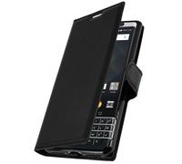 Flip wallet case, slim cover forBerry Keyone, silicone shell -