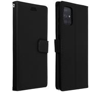 Cover Samsung Galaxy A51 Case Card Holder Video And Strap Black