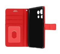 Flip wallet case, slim cover Xiaomi Mi 11 Lite , silicone - red