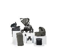 Flip XT³ Pushchair Bundle with Cybex Aton B2 Car Seat (7 Pieces) - Harbour Grey HARBOUR GREY