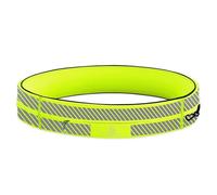 FlipBelt Classic Running Belt for Phone and Small Accessories, Exercise Waist Pouch for Women and Men, XS, Reflective Neon Yellow