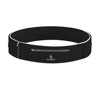 FlipBelt Elite Running Belt for Phone and Small Accessories, Water-Resistant Exercise Waist Pouch, L, Black