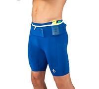 FlipBelt Men's Compression Shorts 3.0, Element Blue, M Short