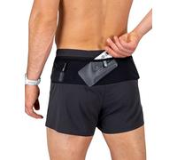 FlipBelt Men's Elite Running Shorts 3.0, Black, L