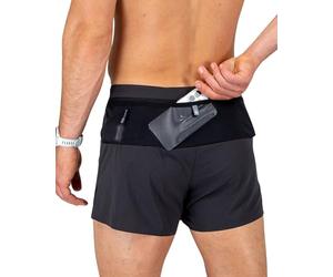 FlipBelt Men's Elite Running Shorts 3.0, Black, L