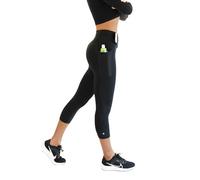 FlipBelt Women’s Ankle High-Waist Leggings with Pockets, Running-Belt Leggings, XS, Black