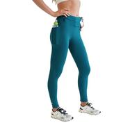 FlipBelt Womens Thermal Legging, Faded Jade, Large