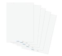 Flipchart Paper White Size 68 x 98 cm Pad 100 Sheets 5 PC