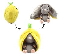 FLIPETZ Rocket The Mouse Plushie - Reversible Lemon to Mouse 2-in-1 Stuffed Animal - 8.5 Inch Kids Transforming Plush Toy Cute, Soft Toy & Collectible Plushie for All Ages