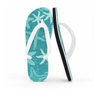 Flipflops Sea Star Wave Decor Men's Sandals Men's Slide Sandals Summer Flip Flops Beach Pool Slides Ladies Summer Lightweight Flip Flop Boyfriend Gifts Dad Gifts
