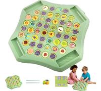 flipfun Flip-Match Board Game for Kids - 108-Piece Memory & Matching Game with Cartoon Tiles, Travel & Family Edition, Ages 3+, Portable Educational Fun