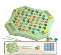 Flipfun Flip-match Board Game for Kids, 52pcs Flip Chess Memory Game, Memory Checkerboard Over Card Board, Double Cartoon Pattern Matching Memories Game, Suitable for 2-4 Players