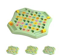 Flipfun Flip-Match Board Game for Kids, 52PCS Fruit Flip Chess Memory Chess Game, for Kindergarten, Family, and Party Activities (Animals)