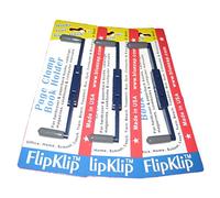 FlipKlip Portable Book Page Holder for Hands Free Reading in Bed, on The Go, on The Treadmill & Exercise Bike - Works on Hardcovers, Paperbacks, Magazines, and Comic, Art, Piano and Recipe Books