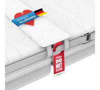 FLIPLINE Love Bridge for Mattresses All-In-One Premium Set [200 x 18 cm] for Families and Couples with Tear-Resistant Cover, Lashing Strap and Transport Bag - Mattress Wedge Gap Filler Mattress Bridge