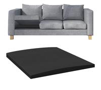 Flipped Warmth Couch Cushion Support for Sagging Seat, High Density Foam Sofa Support Replacement for Furniture, Curved Couch Supporter for Under The Cushions, 1 PCS 23.6"x23.6", Black