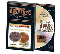 Flipper Coin PRO Gravity Half Dollar/English Penny (W/DVD) - Tango - Trick (D0101)