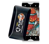 FLIPPER EDGE MAX Magnetic 2-in-1 Aquarium Cleaner for Glass and Acrylic Tanks up to 1 Inch (24mm) Thick - Dual Blade Design with Floating Algae Scraper and Cleaning Tool - LTD Clownfish
