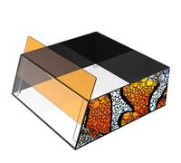 Flipper Ultra Clear Aquarium Top Down Underwater Viewer with Removable Orange Filter for Coral and Fish Observation - Aquarium Filter with Unique Artwork Box - Ideal for Color Coral and Reef Pictures