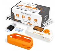 Flipper Zero Protective Set | Flipper Zero | Silicone Case | USB-C Cable | 64GB Memory Card - Electronic All-in-One Tool: Sub-GHz, RFID, NFC, Radio Control, Infrared, Open Source & Adjustable