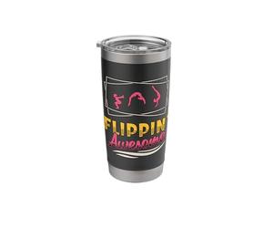 Flippin' Awesome Aerial Silk Handstands Lover Contortion Stainless Steel Insulated Tumbler