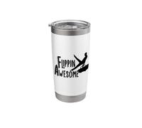 Flippin Awesome Gymnastics Stainless Steel Insulated Tumbler