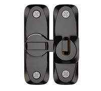Flipping Gate Latch, Flipping Latch, Cabinet Latch Heavy Duty | House Improvement Anti-Theft Swing Door Lock for Barn Door, Shed Fence, Outdoor Gate, Double Gate