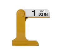 Flipping Permanent Calendar Tabletop ABS Daily with Dates Week Month Displays for Daily Planning Scheduling Small Desk