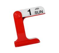 Flipping Permanent Calendar Tabletop ABS Daily with Dates Week Month Displays for Daily Planning Scheduling Small Desk