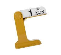 Flipping Permanent Calendar Tabletop ABS Daily with Dates Week Month Displays for Daily Planning Scheduling Small Desk