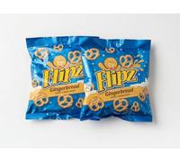 Flipz Gingerbread Flavour Coated Pretzels, Sweet and Salty Treat, 2 Pack