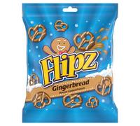 Flipz Gingerbread Flavour Salty Sweet Pretzel Snack 150 g