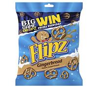 Flipz Gingerbread Flavour Salty Sweet Pretzel Snack 150 g