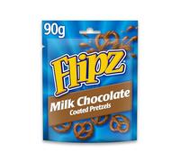 Flipz Milk Chocolate Coated Pretzel Snacks, 90 g (Pack of 1)