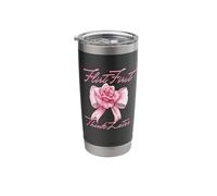 Flirt First Think Later Coquette Core Aesthetics Stainless Steel Insulated Tumbler