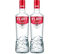 Flirt Original Vodka 70 cl, 5 Times Distilled, Silver Filtered, 37.5 Percent ABV (Pack of 2)